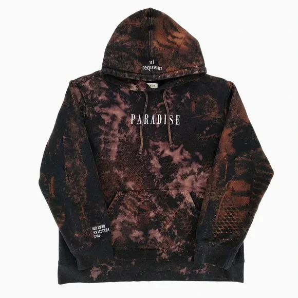 PacSun Shirts Paradise Custom Tie Dye Bleached Hoodie